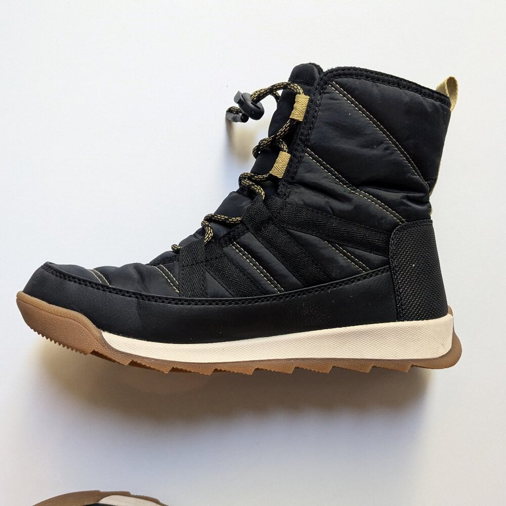 Sorel Youth Short Lace-Up Boot Black Size 6